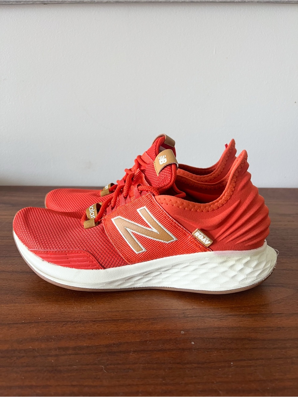 New Balance Fresh Foam Roav Backpack V1 Running Shoes Orange Men's Size 9 - Picture 4 of 7